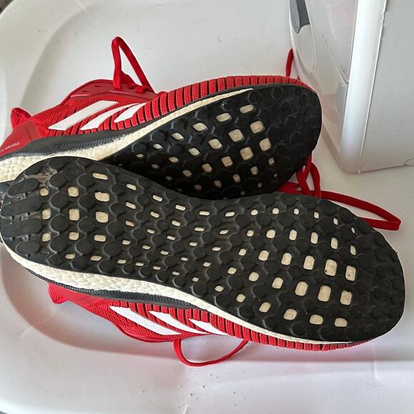 Adidas Solar Drive Red Lightweight Running Shoes Gym - Picture 3 of 8